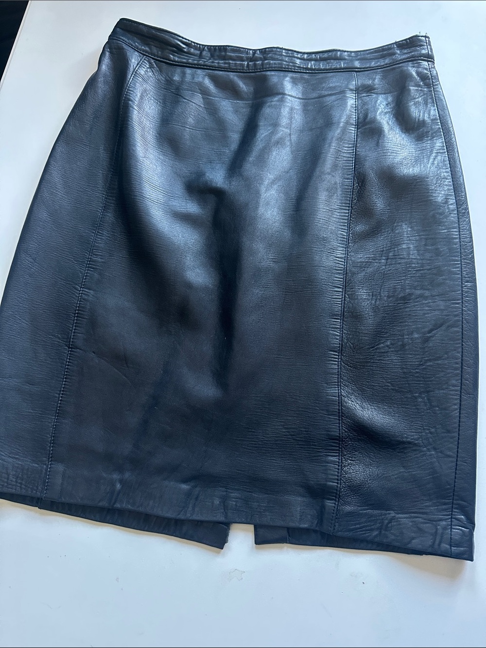 Women's Leather Pencil Skirt